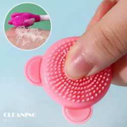 براش مخصوص ماسک و ماساژ سیلیکونی دوطرفه پرزدار